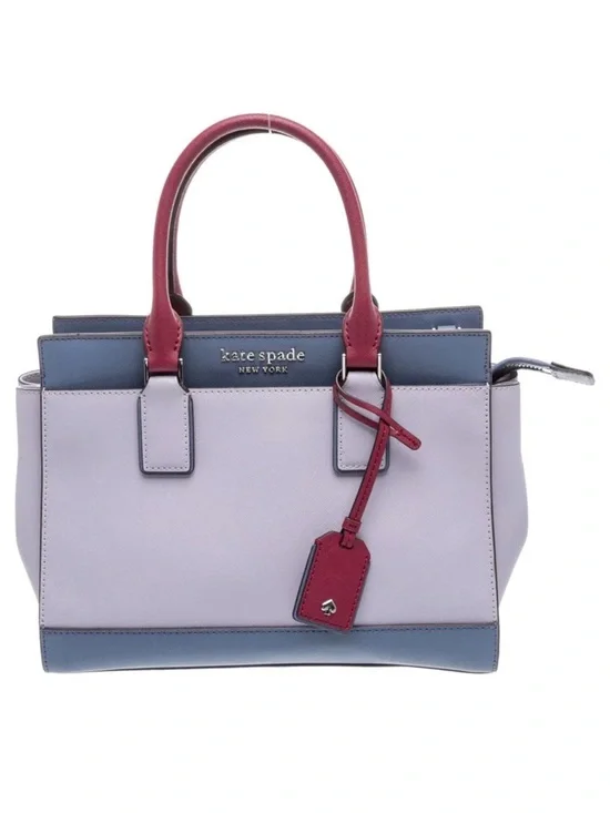 kate spade Lavender, Blue & Rose Leather Satchel - Picture 1 of 4